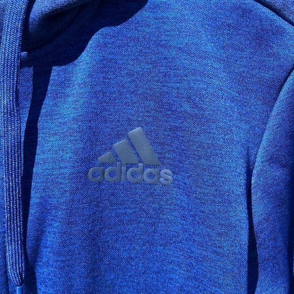 EUC Adidas Track coat with hood Size Small - Picture 2 of 10